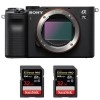 Sony A7C Cuerpo Negro + SanDisk 32GB Extreme PRO UHS-II SDXC 300 MB/s - Cámara mirrorless|MCZ DIRECT