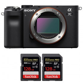 Sony Alpha a7C Body Black + 2 SanDisk 128GB Extreme PRO UHS-II SDXC 300 MB/s-1