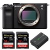 Sony Alpha a7C Body Black + 2 SanDisk 32GB Extreme PRO UHS-II SDXC 300 MB/s + 1 Sony NP-FZ100|MCZ DIRECT