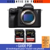 Sony A7S III Nu + 2 SanDisk 64GB Extreme PRO UHS-II SDXC 300 MB/s + Guide PDF "20 TECHNIQUES POUR RÉUSSIR VOS PHOTOS"|MCZ DIRECT
