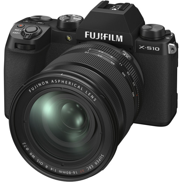 Appareil photo hybride Fujifilm X-S10 ( XS10 ) + XF 16-80 F4 WR-1