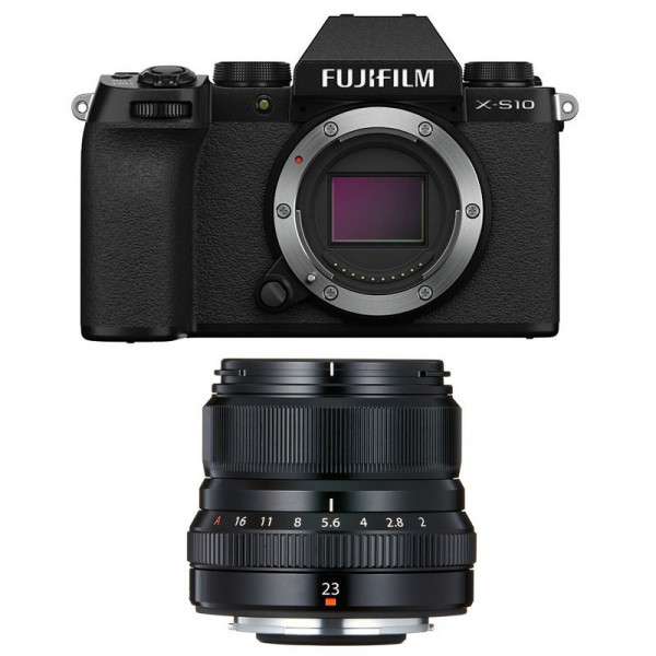 Cámara mirrorless Fujifilm X-S10 ( XS 10 ) + XF 23mm f/1.4 R-1