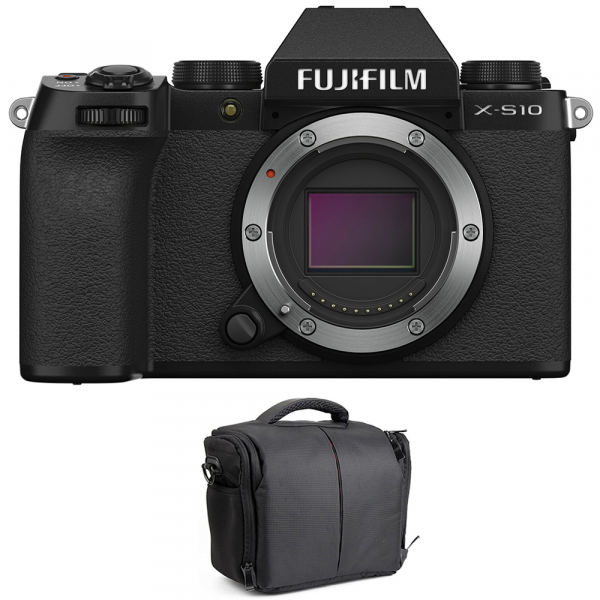 Appareil photo hybride Fujifilm X-S10 ( XS10 ) Nu + Sac-1