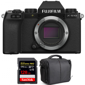 Fujifilm X-S10 Body + SanDisk 128GB Extreme Pro UHS-I SDXC 170 MB/s + Camera Bag-1