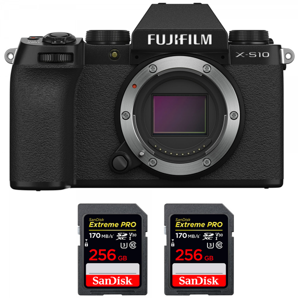 Fujifilm XS10 + 2 SanDisk 256GB | Appareil Photo Fujifilm APS C