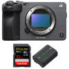 Sony FX3 Cinema camera + SanDisk 32GB Extreme PRO UHS-II SDXC 300 MB/s + Sony NP-FZ100-1