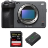 Sony FX3 Cinema camera + SanDisk 64GB Extreme PRO UHS-II SDXC 300 MB/s + Sony NP-FZ100|MCZ DIRECT
