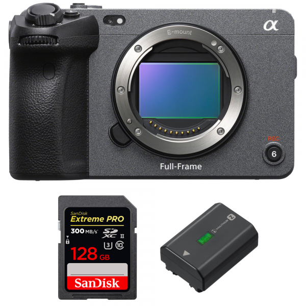 Sony FX3 Cinema camara + SanDisk 128GB Extreme PRO UHS-II SDXC 300 MB/s + Sony NP-FZ100 - Cámara de cine-1