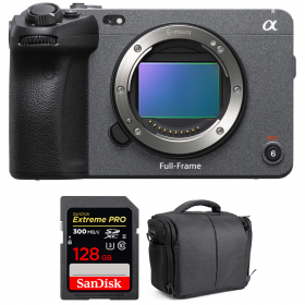 Sony FX3 Camera Cinéma + SanDisk 128GB Extreme PRO UHS-II SDXC 300 MB/s + Sac - Caméra compacte Plein Format-1