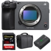 Sony FX3 Camera Cinéma + SanDisk 128GB Extreme PRO UHS-II SDXC 300 MB/s + Sony NP-FZ100 + Sac - Caméra compacte Plein Format|MCZ DIRECT