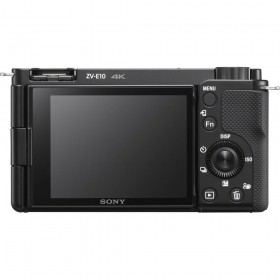 Sony ZV-E10 boîtier nu Noir - Vue arriere