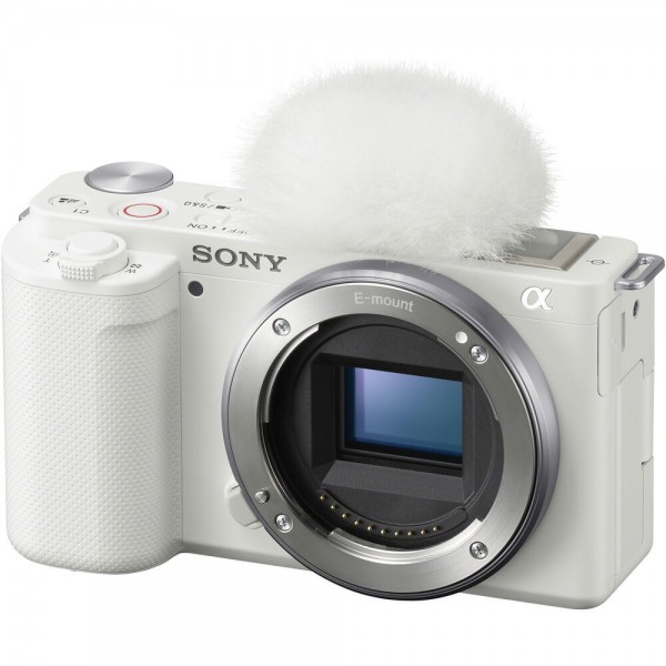 Cámara mirrorless Sony ZV-E10 Blanco Cuerpo-10