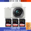 Sony ZV-E10 + 16-50mm Blanc + 3 SanDisk 512GB Extreme PRO UHS-I 170 MB/s + Guide PDF "20 TECHNIQUES POUR RÉUSSIR VOS PHOTOS"|MCZ DIRECT