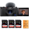 Sony ZV-1 Negro + 3 SanDisk 512GB Extreme PRO UHS-I SDXC 170 MB/s + PDF "20 TÉCNICAS PARA MEJORAR SUS FOTOS"|MCZ DIRECT
