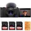 Sony ZV-1 Black + 3 SanDisk 256GB Extreme PRO UHS-I SDXC 170 MB/s|MCZ DIRECT