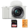Sony ZV-E10 + 16-50mm White + 1 SanDisk 256GB Extreme PRO UHS-I SDXC 170 MB/s|MCZ DIRECT