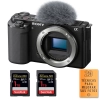 Sony ZV-E10 Negro Cuerpo + 2 SanDisk 1TB Extreme PRO UHS-I SDXC 170 MB/s + PDF "20 TÉCNICAS PARA MEJORAR SUS FOTOS"|MCZ DIRECT