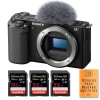 Sony ZV-E10 Black Body + 3 SanDisk 512GB Extreme PRO UHS-I SDXC 170 MB/s|MCZ DIRECT