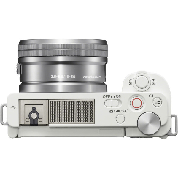 Cámara mirrorless Sony ZV-E10 + 16-50mm Blanco-3