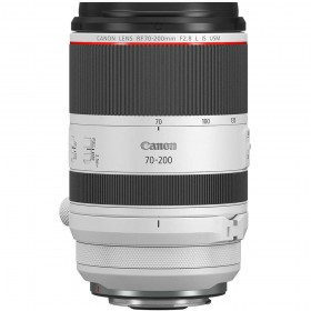 Canon RF 70-200mm f/2.8L IS USM lens with zoom ring and switch controls