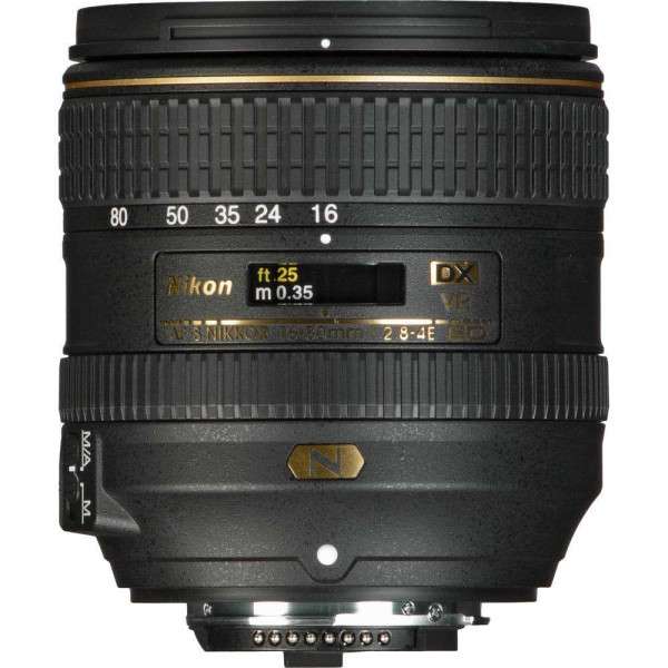 Objectif Nikon AF-S DX Nikkor 16-80mm f2.8-4.0 E ED VR-5
