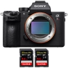 Sony A7R IVA Cuerpo + 2 SanDisk 64GB Extreme PRO UHS-II SDXC 300 MB/s - Cámara mirrorless|MCZ DIRECT