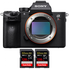 Sony A7R IVA Cuerpo + 2 SanDisk 128GB Extreme PRO UHS-II SDXC 300 MB/s - Cámara mirrorless-1