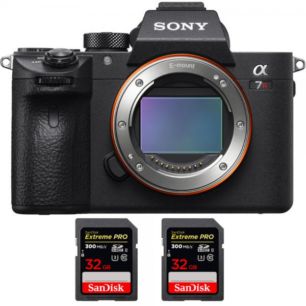 Sony A7R IIIA Cuerpo + 2 SanDisk 32GB Extreme PRO UHS-II SDXC 300 MB/s - Camara mirrorless Sony CÁMARAS SIN ESPEJO 1.737,00 € MCZ DIRECT