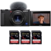 Sony ZV-1 Negro + 3 SanDisk 1TB Extreme PRO UHS-I SDXC 170 MB/s + PDF "20 TÉCNICAS PARA MEJORAR SUS FOTOS"|MCZ DIRECT
