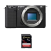 Sony ZV-E10 Negro Cuerpo + 1 SanDisk 1TB Extreme PRO UHS-I SDXC 170 MB/s + PDF "20 TÉCNICAS PARA MEJORAR SUS FOTOS"|MCZ DIRECT