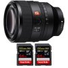 Sony FE 50mm f/1.2 GM + 2 SanDisk 64GB Extreme PRO UHS-II SDXC 300 MB/s|MCZ DIRECT