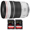 Canon RF 70-200mm f/4L IS USM + 2 SanDisk 128GB Extreme PRO UHS-II SDXC 300 MB/s + PDF "20 TÉCNICAS PARA MEJORAR SUS FOTOS"|MCZ DIRECT