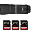 Canon RF 800mm f/11 IS STM + 3 SanDisk 128GB Extreme PRO UHS-II SDXC 300 MB/s + PDF "20 TÉCNICAS PARA MEJORAR SUS FOTOS"|MCZ DIRECT