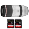 Canon RF 100-500mm f/4.5-7.1L IS USM + 2 SanDisk 128GB Extreme PRO UHS-II 300 MB/s + PDF "20 TÉCNICAS PARA MEJORAR SUS FOTOS"|MCZ DIRECT