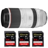 Canon RF 100-500mm f/4.5-7.1L IS USM + 3 SanDisk 64GB Extreme PRO UHS-II 300 MB/s + PDF "20 TÉCNICAS PARA MEJORAR SUS FOTOS"|MCZ DIRECT