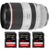 Canon RF 70-200 mm f/2,8L IS USM + 3 SanDisk 128GB Extreme PRO UHS-II SDXC 300 MB/s + PDF "20 TÉCNICAS PARA MEJORAR SUS FOTOS"|MCZ DIRECT