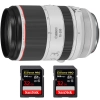 Canon RF 70-200 mm f/2,8L IS USM + 2 SanDisk 32GB UHS-II 300 MB/s + Guide PDF "20 TECHNIQUES POUR RÉUSSIR VOS PHOTOS"|MCZ DIRECT