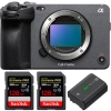 Sony FX3 + 2 SanDisk 128GB Extreme PRO UHS-II 300 MB/s + 1 Sony NP-FZ100 + Guide PDF "20 TECHNIQUES POUR RÉUSSIR VOS PHOTOS"|MCZ DIRECT
