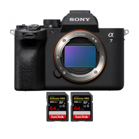 Sony A7 IV Nu + 2 SanDisk 64GB Extreme PRO UHS-II SDXC 300 MB/ - Appareil Photo Hybride-1