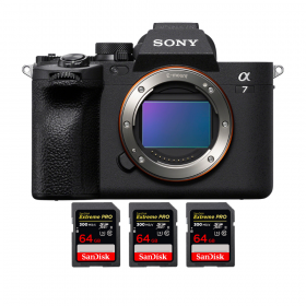 Sony A7 IV Nu + 3 SanDisk 64GB Extreme PRO UHS-II SDXC 300 MB/s - Appareil Photo Hybride-1