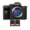 Sony Alpha 7 IV Body + 2 SanDisk 128GB Extreme PRO UHS-II SDXC 300 MB/s - Mirrorless camera-1