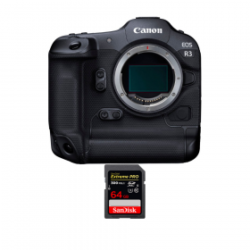 Canon EOS R3 Cuerpo + 1 SanDisk 64GB Extreme PRO UHS-II SDXC 300 MB/s - Cámara mirrorless-2