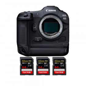 Canon EOS R3 Body + 3 SanDisk 64GB Extreme PRO UHS-II SDXC 300 MB/s-2