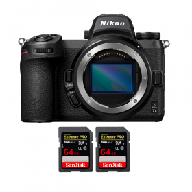 Nikon Z7 II Nu + 2 SanDisk 64GB Extreme PRO UHS-II SDXC 300 MB/s - Appareil Photo Hybride-1