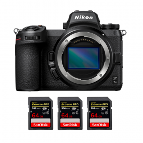 Nikon Z7 II Nu + 3 SanDisk 64GB Extreme PRO UHS-II SDXC 300 MB/s-1