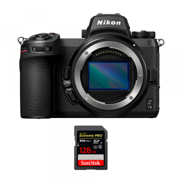Nikon Z7 II Nu + 1 SanDisk 128GB Extreme PRO UHS-II SDXC 300 MB/s - Appareil Photo Hybride-1