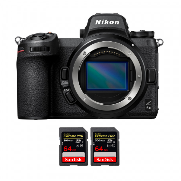 Nikon Z6 II Nu + 2 SanDisk 64GB Extreme PRO UHS-II SDXC 300 MB/s-2