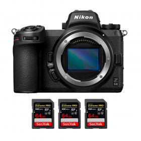 Nikon Z6 II Body + 3 SanDisk 64GB Extreme PRO UHS-II SDXC 300 MB/s-2