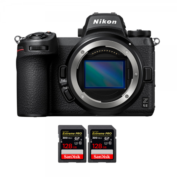 Nikon Z6 II Body + 2 SanDisk 128GB Extreme PRO UHS-II SDXC 300 MB/s-1