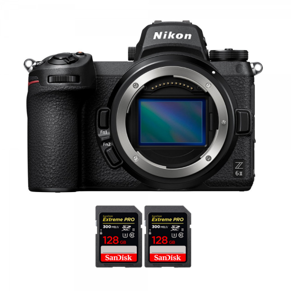 Nikon Z6 II Cuerpo + 2 SanDisk 128GB Extreme PRO UHS-II SDXC 300 MB/s - Cámara mirrorless-2